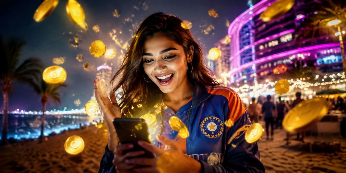 Live casino betting on mobile at Pune night market setting